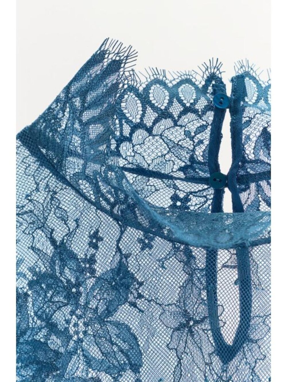 ZARA LACE MINI DRESSNew with tag Semi-sheer mini dress made of soft lace fabric - Picture 6 of 6